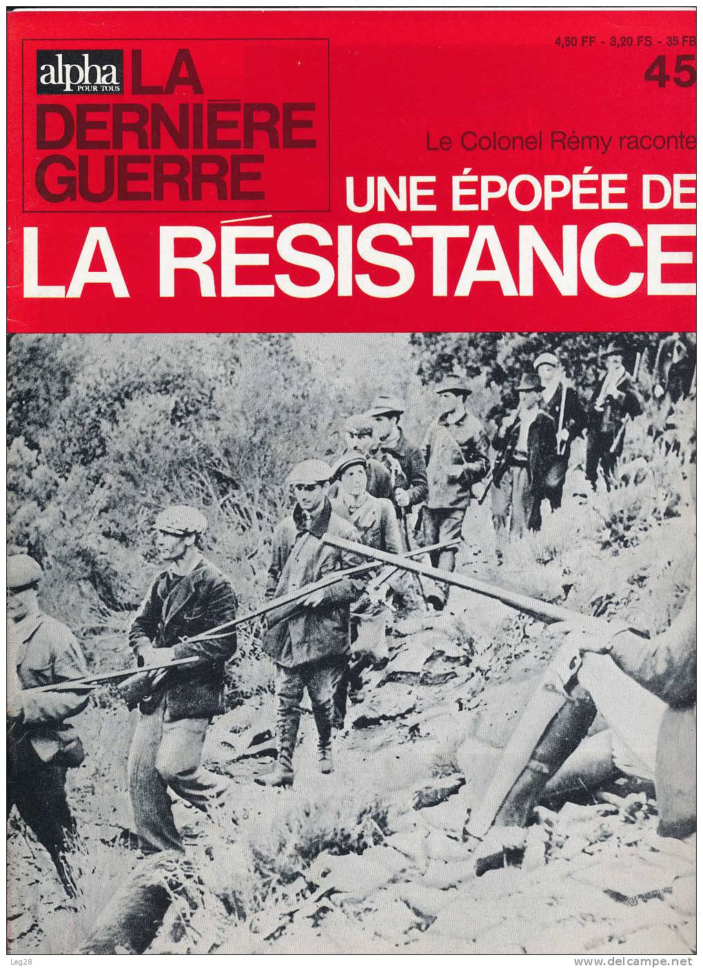 UNE  EPOPEE  DE  LA  RESISTANCE  N° 45 - French