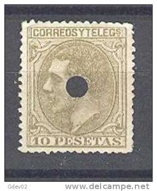 ESTGF209-L3527.Spain .Espagne.ALFONSO  Xll.TELEGRAFOS. 1879  (Ed 209T).sin  Goma.LUJO - Telegramas