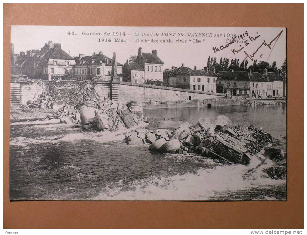 CPA - PONT SAINTE MAXENCE - GUERRE 14/18 - PONT SUR OISE - Pont Sainte Maxence