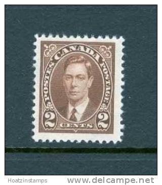 Canada: 1937/38   KGVI    SG358   2c       MH - Unused Stamps