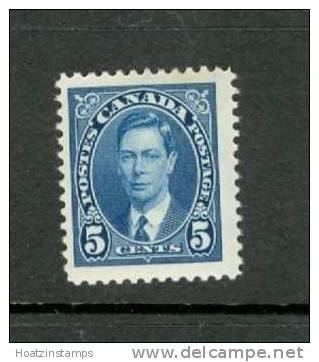 Canada: 1937/38   KGVI    SG361   5c       MH - Unused Stamps