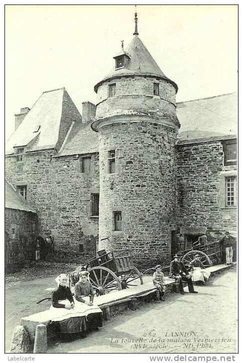 COTES D ARMOR 22.LANNION.LA TOURETTE DE LA MAISON VERMEZZIEN - Lannion