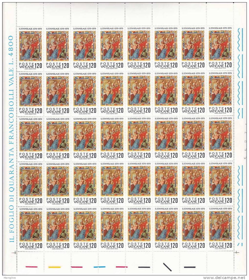 1979  S. Stanislao  Serie Complete In Foglii Interi Sass 651-4** - Unused Stamps