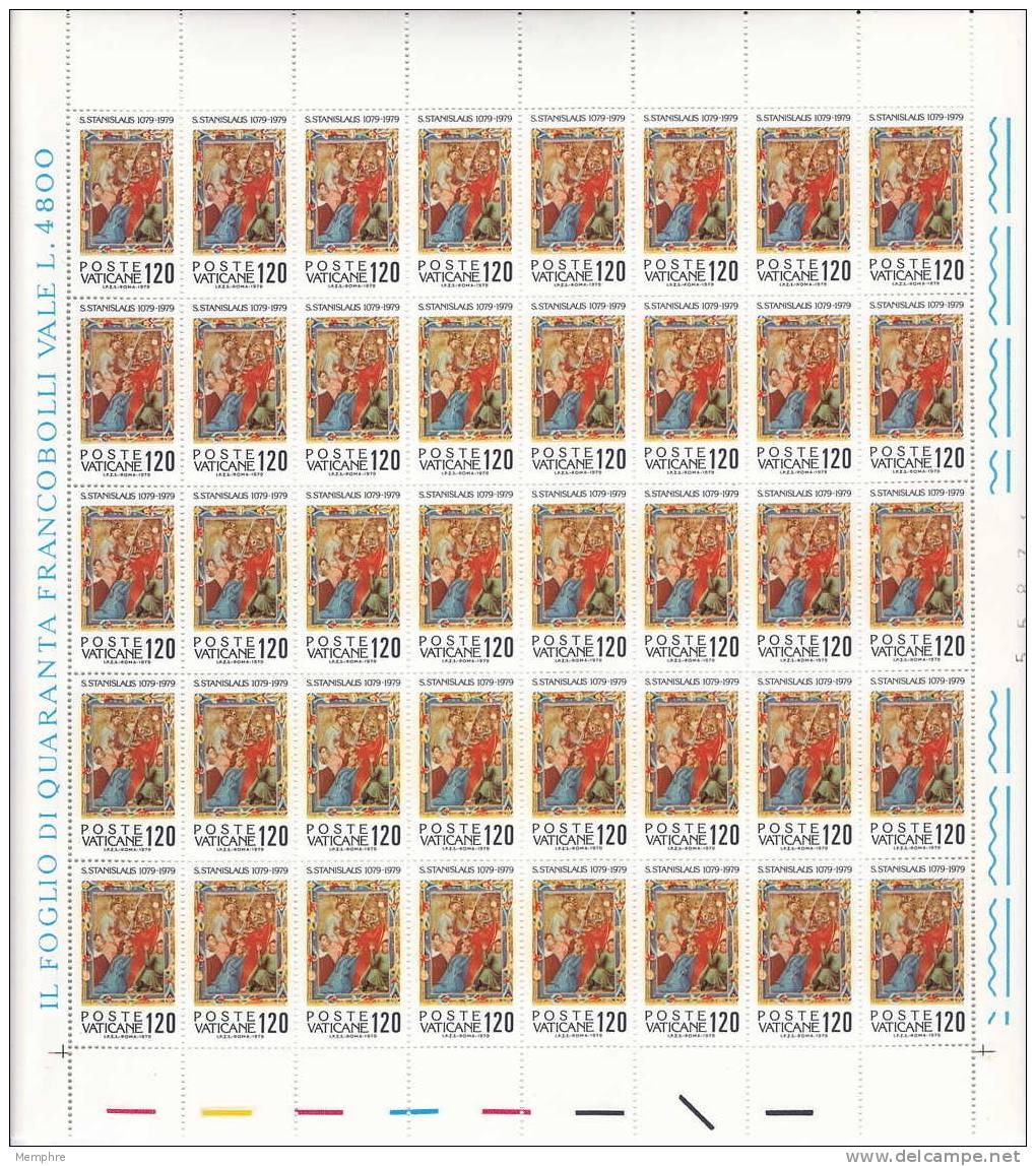 1979  S. Stanislao  Serie Complete In Foglii Interi Sass 651-4** - Ungebraucht