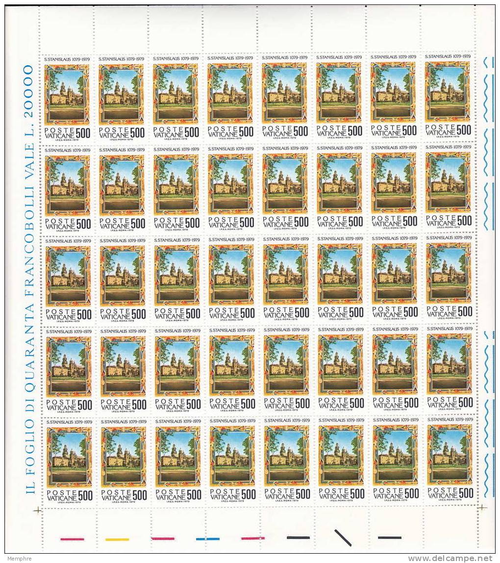 1979  S. Stanislao  Serie Complete In Foglii Interi Sass 651-4** - Unused Stamps