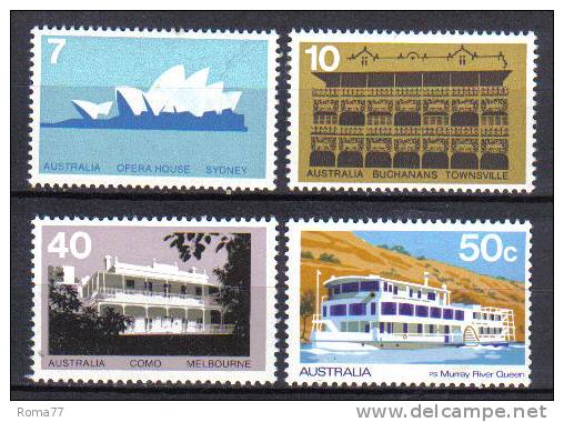 AUS523  - AUSTRALIA 1973 , Serie N. 522/525  *** - Mint Stamps