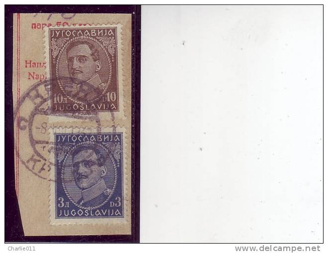 KING ALEXANDER-3 DIN-10 DIN-POSTMARK-KREKA-BOSNIA AND HERZEGOVINA-YUGOSLAVIA-1931 - Used Stamps