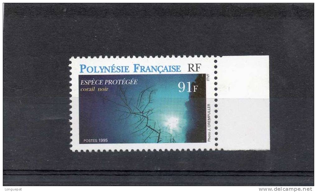 POLYNESIE Fse : Corail Noir (madropores) - - Unused Stamps