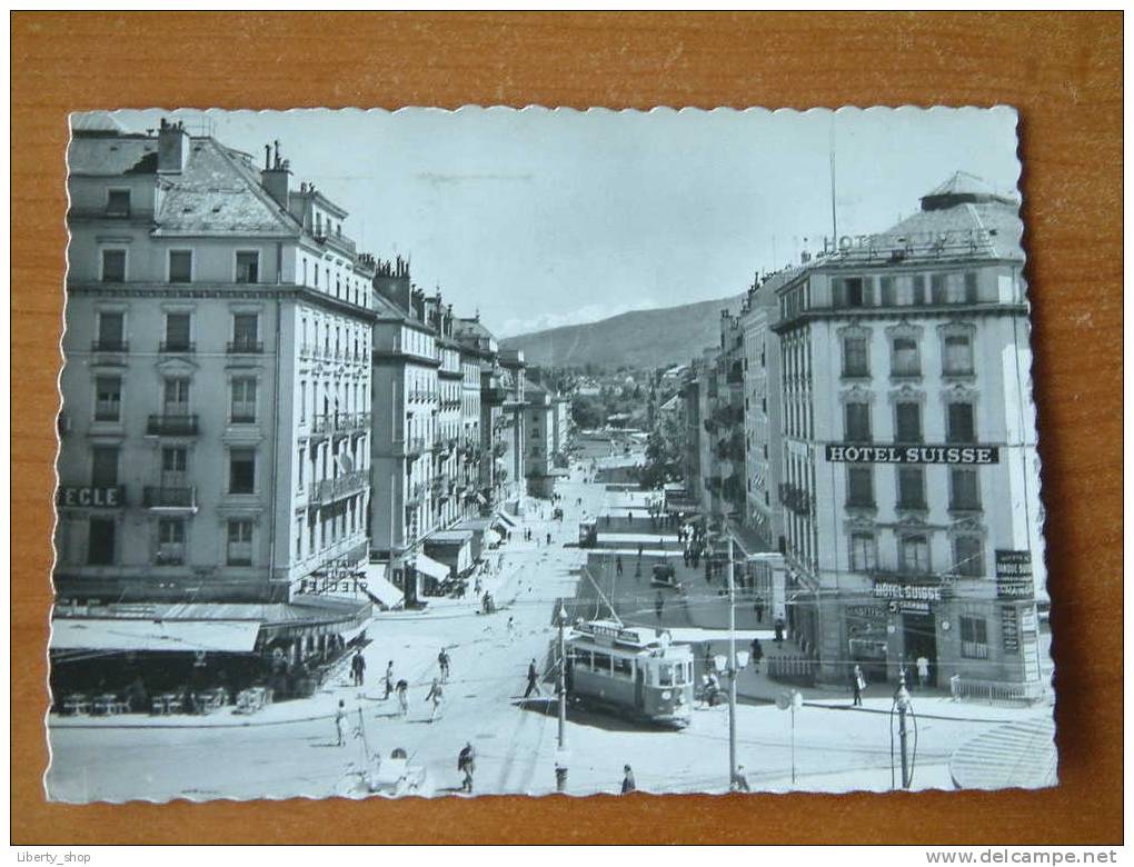 RUE DU MONT BLANC ET LE MONT BLANC / Anno 1950 ( Zie Foto Details ) !! - Autres & Non Classés