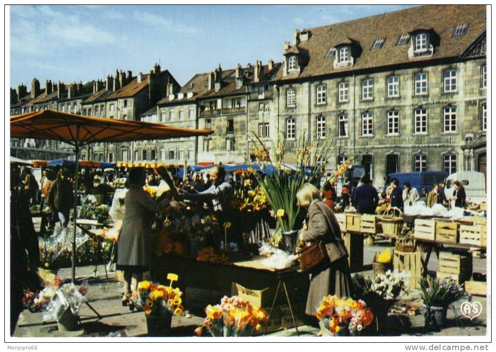 CPM Le Marché De Besançon - Marktplaatsen