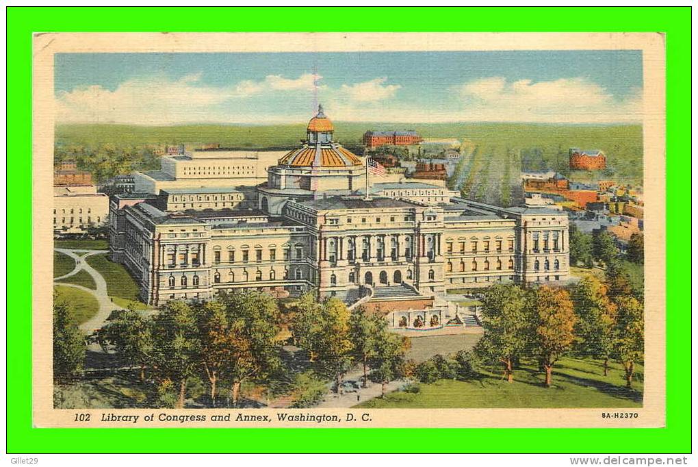 WASHINGTON, DC - LIBRARY OF CONGRESS AND ANNEX - TRAVEL IN 1940 - - Washington DC