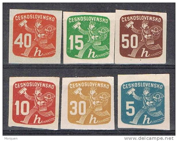 Checoslovaquia Sellos Periodicos Año 1945 ** - Dagbladzegels