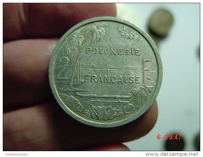2390 POLYNESIE     FRANCIA  2 F.   YEAR  1965  TTB OTHERS IN MY STORE - French Polynesia