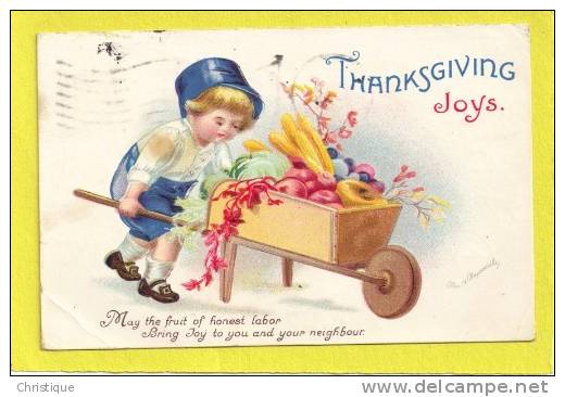 Thanksgiving Joys, 1910s - Clapsaddle