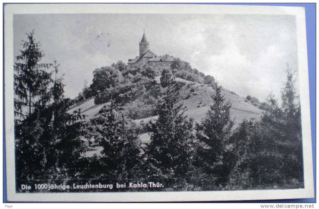 Leuchtenburg,Kahla,Die 1000jährige Leuchtenburg Bei Kahla,1957 - Kahla