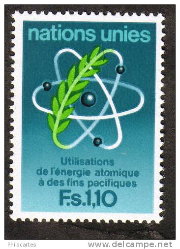 Nations Unies Genève   1977  -  YT   71  -   NEUF **   -  Cote  2.30 E - Ongebruikt