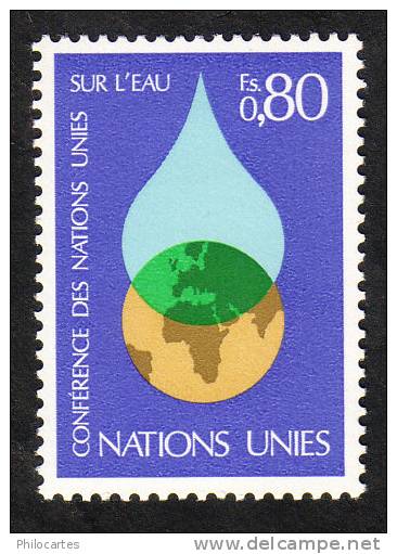 Nations Unies Genève   1977  -  YT   64   -  NEUF ** -  Cote  1.60e - Unused Stamps