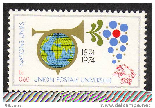 Nations Unies Genève   1974 - YT  40 - NEUF **  -  Cote 1.10e - Unused Stamps