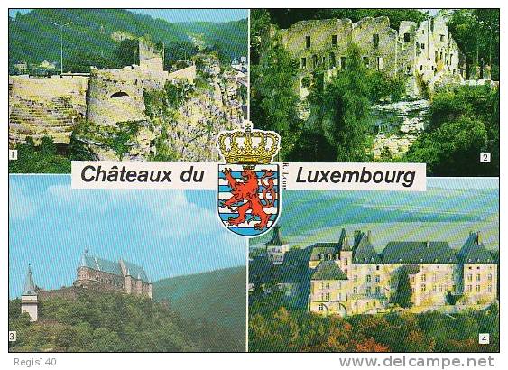 Carte Postale  Du  Luxembourg  Châteaux Du Luxembourg 1986 - Frankeermachines (EMA)