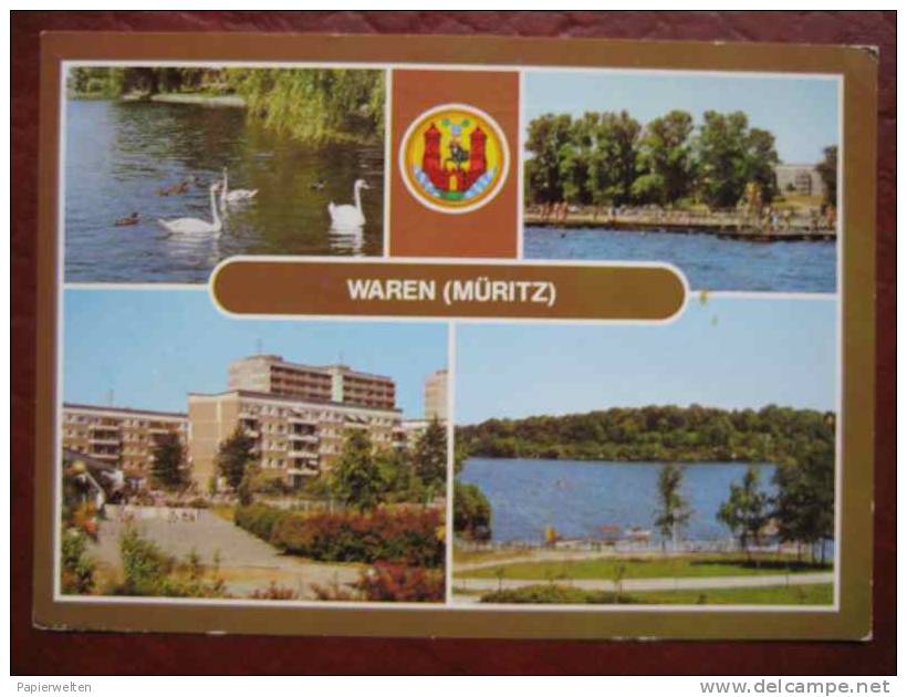 Waren (Müritz) - Mehrbildkarte - Waren (Mueritz)