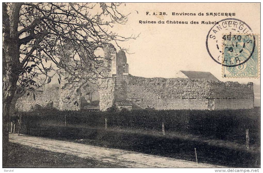 SANCERRE (Environs) - Ruines Du Château Des Aubels - Sancerre