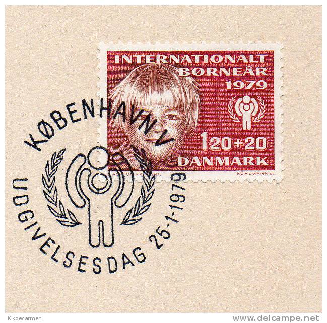 DANMARK Copenhagen, Bambino, Child Children Kinder, Udgivelsesdag, 1979, Frammento - Cartas & Documentos