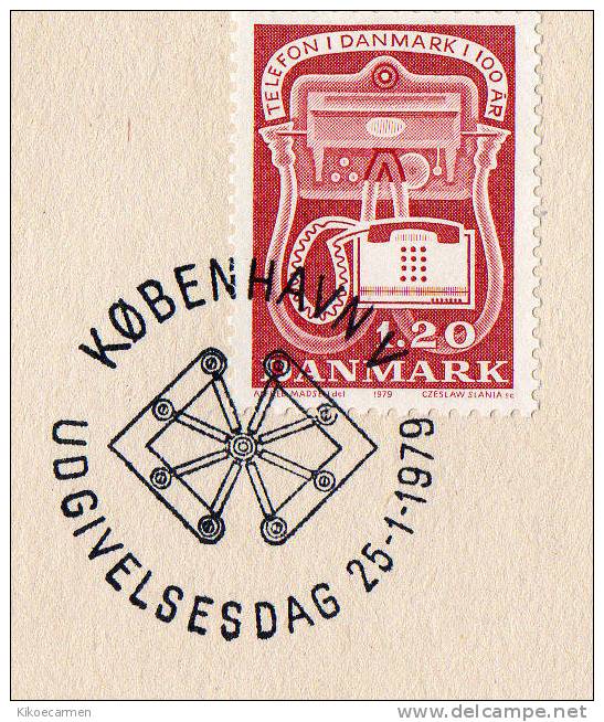 DANMARK Danimarca Copenhagen, Telephone PHONE Telefono, Instrument Strumento, Udgivelsesdag, 1979 - Covers & Documents