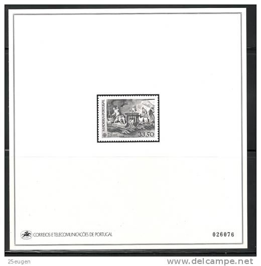 MADEIRA 1982 EUROPA CEPT  BLACK & WHITE PROOF MNH - 1982