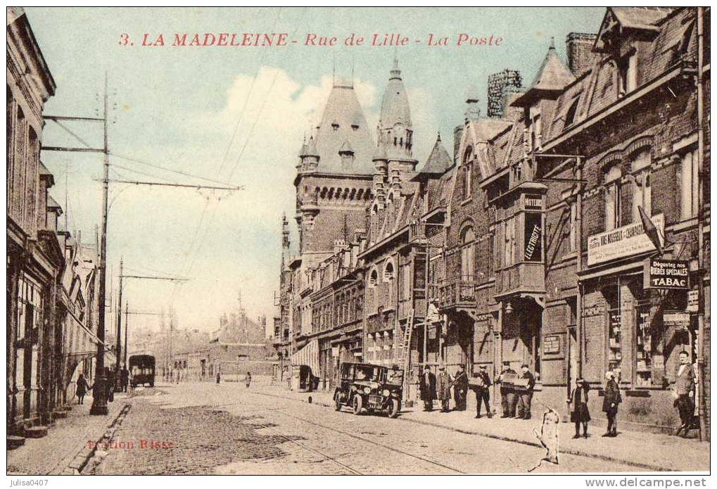 LA MADELEINE (59) Rue Commerces Bureau De Poste Tabac Animation - La Madeleine