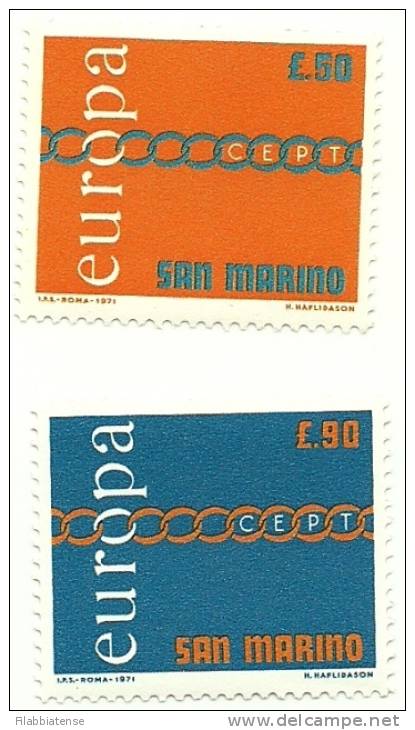 1971 - 827/28 Europa     +++++++ - Unused Stamps