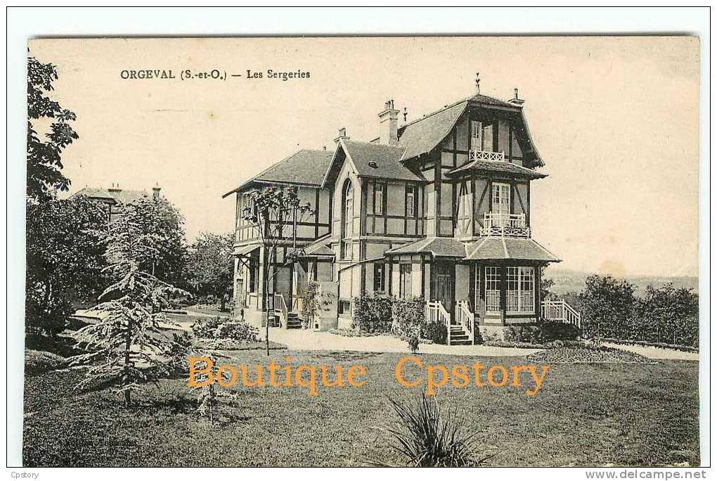 78 - ORGEVAL - Les Sergeries - Villa - Dos Scané - Orgeval