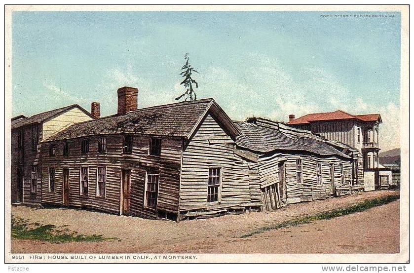 Monterey CA - First House Built Of Lumber - Maison Bois - Neuve État : TB - Voir Les 2 Scans - Other & Unclassified