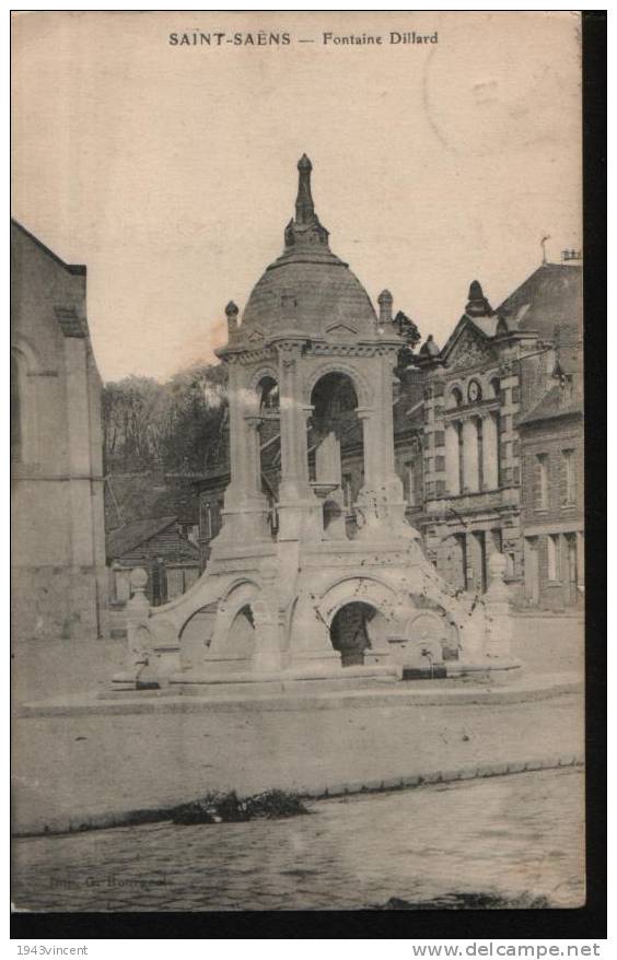C 4380 - SAINT SAENS  - Fontaine Dillard -  Belle CPA - 1913 - - Saint Saens
