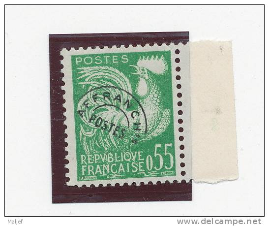 122  PREOBLITERE TYPE COQ GAULOIS 55c. NEUF - 1953-1960