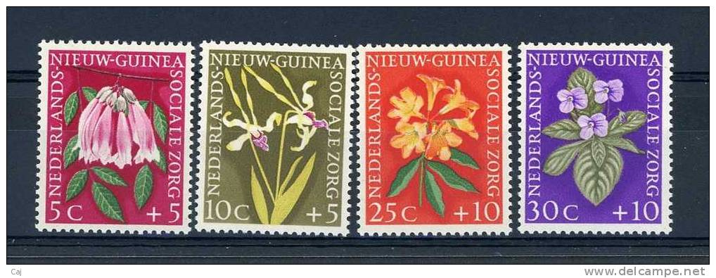 Pays-Bas  -  Nouvelle Guinée  :  Yv  52-55  * - Nederlands Nieuw-Guinea