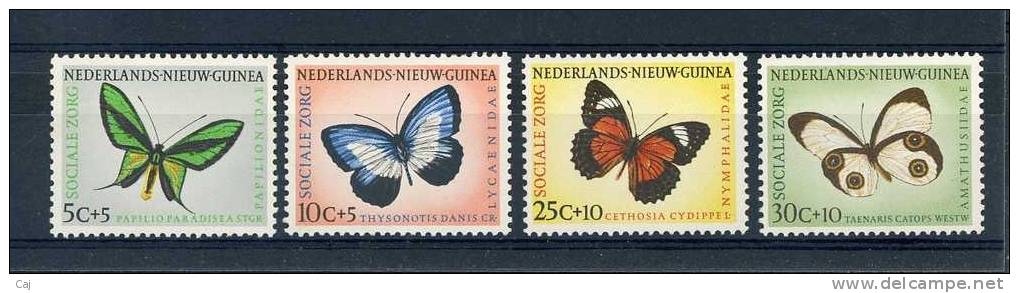 Pays-Bas  -  Nouvelle Guinée  :  Yv  58-61  * - Netherlands New Guinea