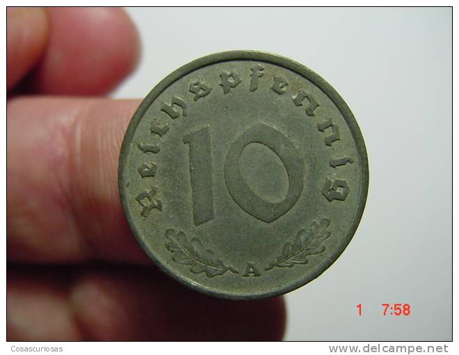 2224 GERMANY ALEMANIA  10 PFENNIG      YEAR  1941 A  OTHERS IN MY STORE - 10 Reichspfennig