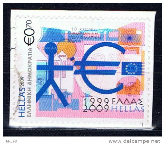 GR Griechenland 2009 Mi 2508 Euro - Gebruikt