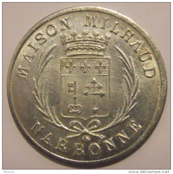 Narbonne 11 Grands Magasins Du Printemps Maison Milhaud 25 Centimes 1917 Elie 50.6 SUPERBE - Monetary / Of Necessity