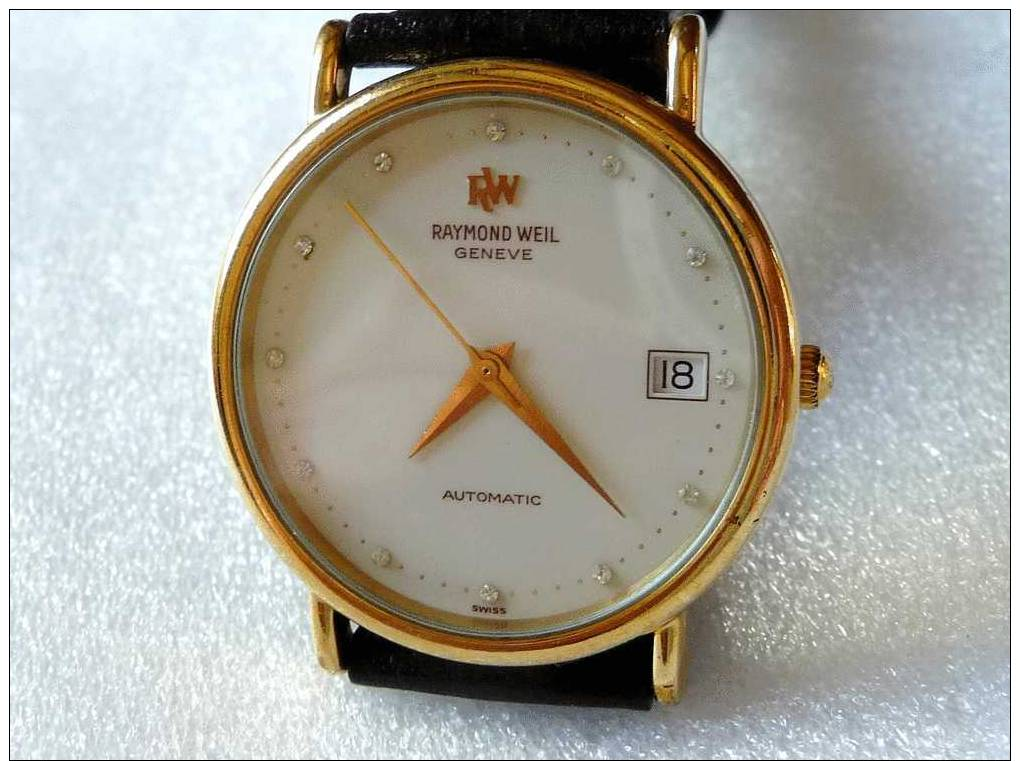 Montre Bracelet  _ RAYMOND WEIL GENEVE DATE AUTOMATIC MENS WATCH, NR - Relojes De Lujo
