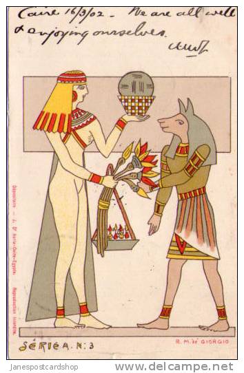 EGYPTIAN GODS 1902  - Egypt - Other & Unclassified