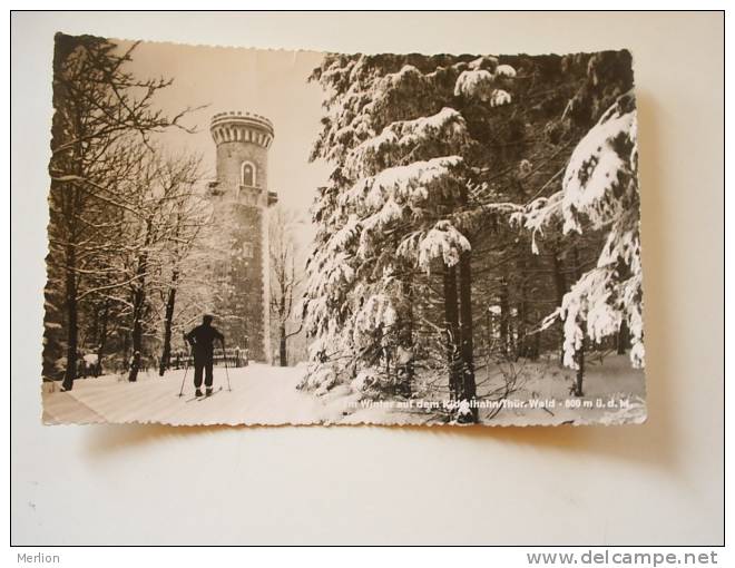 Ilmenau -  Aussichtsturm Auf Dem Kickelhahn -SKI Ca 1960 -  F D64146 - Ilmenau