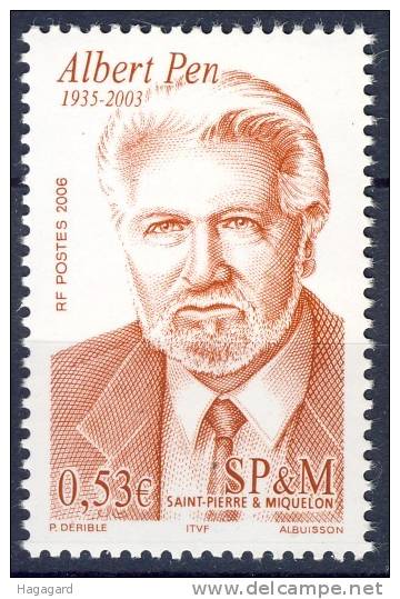 #Saint-Pierre Et Miquelon 2006. Albert Pen. Yvert 862. MNH(**) - Unused Stamps