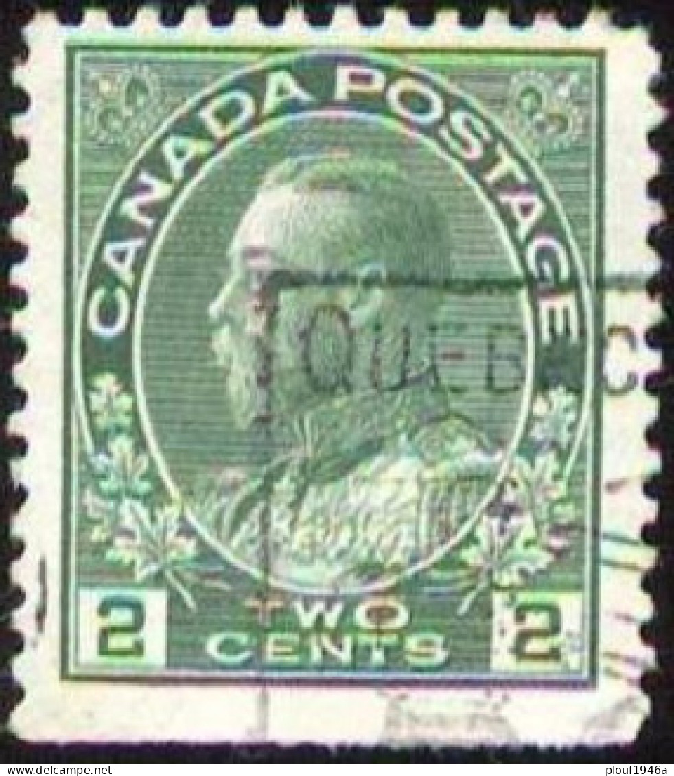 Pays :  84,1 (Canada : Dominion)  Yvert Et Tellier N° :   109-3 (o) Du Carnet - Timbres Seuls
