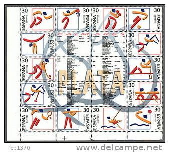 ESPAÑA 1995 - MEDALLAS OLIMPICAS DE PLATA - Edifil Nº 3364-3377 - Yvert 2954-2967 - Canottaggio