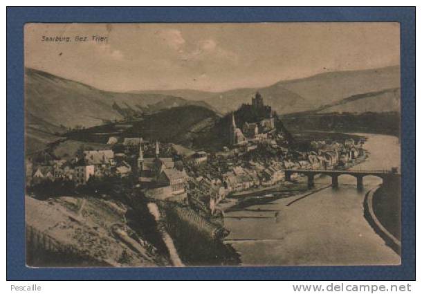 RHEINLAND PFALZ - CP SAARBURG BEZ. TRIER - VERLAG CARL BRAUN IN SAARBURG BEZ. TRIER - Saarburg