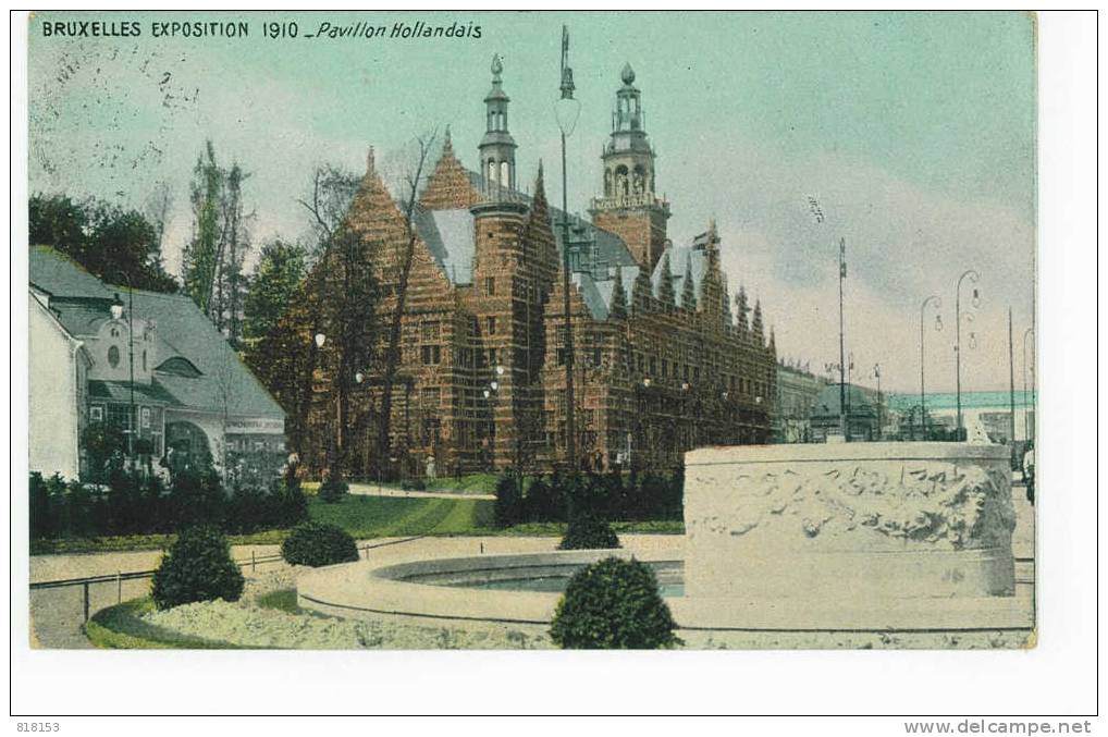 Bruxelles Exposition 1910 - Pavillon Hollandais - Fiestas, Celebraciones