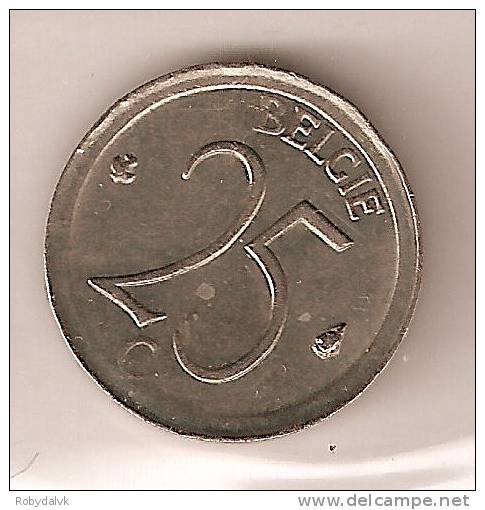 BELGIO - 25 Centesimi - 1967 - 25 Centimes