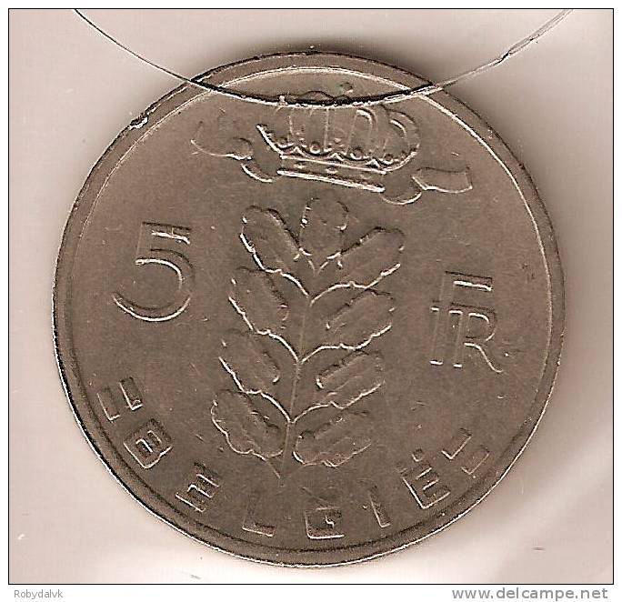 BELGIO - 5 Franchi - 1965 - 5 Francs