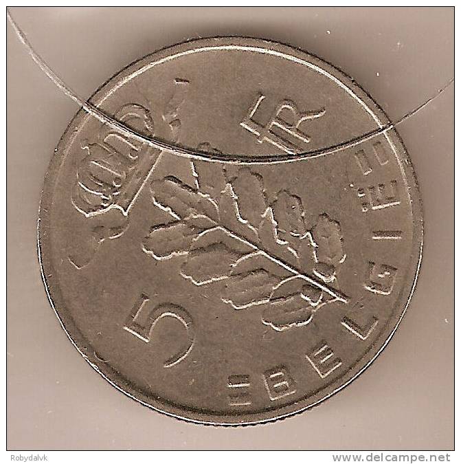 BELGIO - 5 Franchi - 1969 - 5 Francs